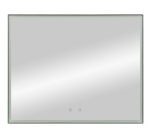 Зеркало Art&Max Arezzo AM-Are-1000-800-DS-FC-H-Nero с подсветкой с сенсорным выключателем Черное