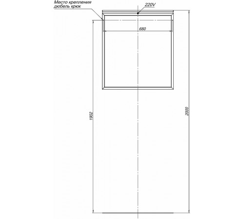 Зеркало Allen Brau Priority 70 1.31014.60 с подсветкой Медь браш