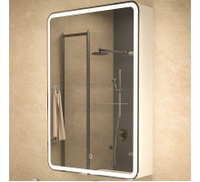 Зеркальный шкаф Azario Adriana 60 L CS00066642 с подсветкой Белый