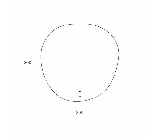 Зеркало Bond Circle 80x80 M37ZE-8080 с подсветкой с бесконтактным выключателем