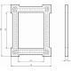 Зеркало Migliore CDB 70 26528 Золото