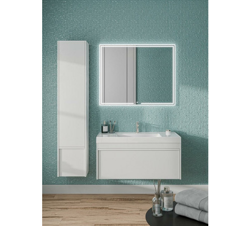 Шкаф пенал Kerama Marazzi Modula 35 MO.165WHT подвесной Белый глянцевый