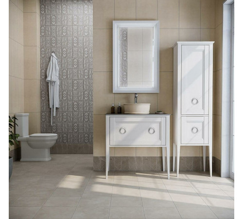 Шкаф пенал Kerama Marazzi Plaza Classic Neo 49 R PL.CN.175WHT.M Белый матовый