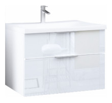 Тумба с раковиной Marka One Idalgo 75П У72777 подвесная Pure White