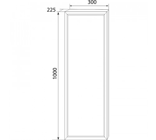 Шкаф пенал Marka One Milacco 30П L У73201 Pure White