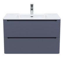 Тумба с раковиной Iddis Edifice 80 EDI80D0i95K подвесная Темно-серая