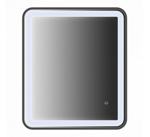 Зеркало Iddis Cloud 60 с подсветкой Черный матовый
