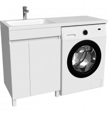 Тумба с раковиной Iddis Optima Home 120 L OPH12LDi95K Белый