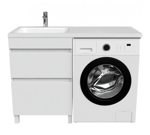 Тумба с раковиной Iddis Optima Home 120 L OPH12LBi95K Белый