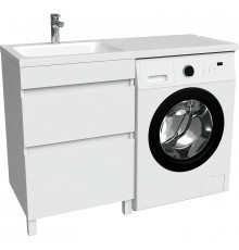 Тумба с раковиной Iddis Optima Home 120 L OPH12LBi95K Белый