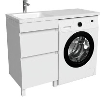 Тумба с раковиной Iddis Optima Home 110 L OPH11LBi95K Белый