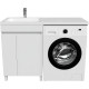 Тумба с раковиной Iddis Optima Home 120 L OPH12LDi95K Белый