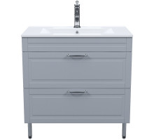 Тумба с раковиной Iddis Oxford 80 OXF80L0I95K Светло-серая