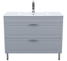 Тумба с раковиной Iddis Oxford 100 OXF10L1i95K Светло-серая