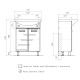 Тумба под раковину Volna Joli 60.2D tnJOLI60.2D-01 Белая