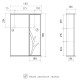 Зеркало со шкафом Volna Adel 50 R zsADEL50.R-01 с подсветкой Белое