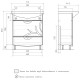 Тумба под раковину Volna Adel 70.2Y tnADEL70.2Y-01 Белая
