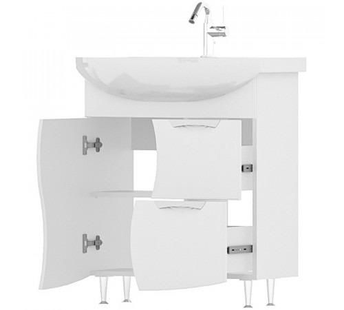 Тумба под раковину Volna Adel 70.1D.2Y tnADEL70.1D.2Y-01 Белая
