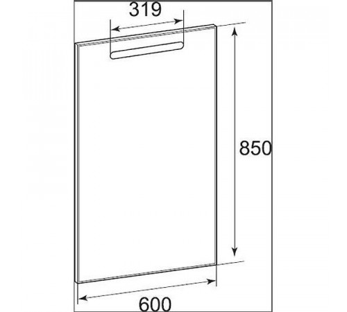 Зеркало Roca The Gap 60 ZRU9302688 с подсветкой с системой антизапотевания