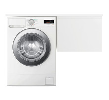 Тумба с раковиной Эстет Dallas Luxe 130 R ФР-00002421 подвесная Белая
