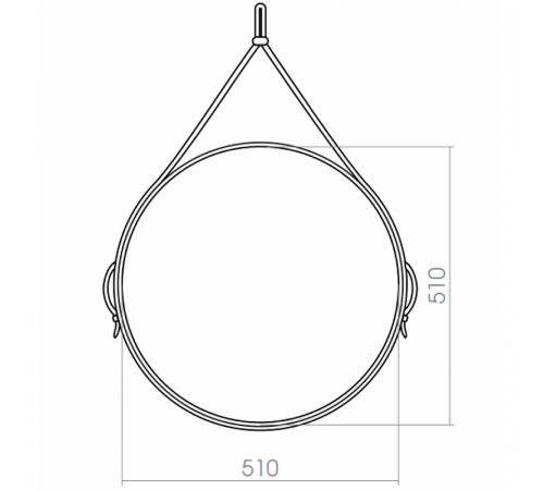 Зеркало Silver Mirrors Kapitan 51 ФР-00001313 Коричневое