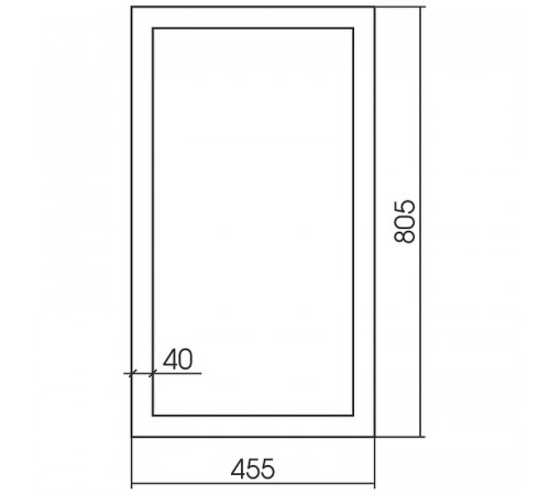 Зеркало Silver Mirrors Феррара 45 ФР-00002451 в багетной раме - Коричневый 40 мм