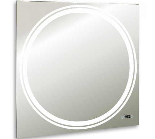 Зеркало Silver Mirrors Eclipse 77 LED-00002529 с подсветкой с сенсорным выключателем, диммером и часами