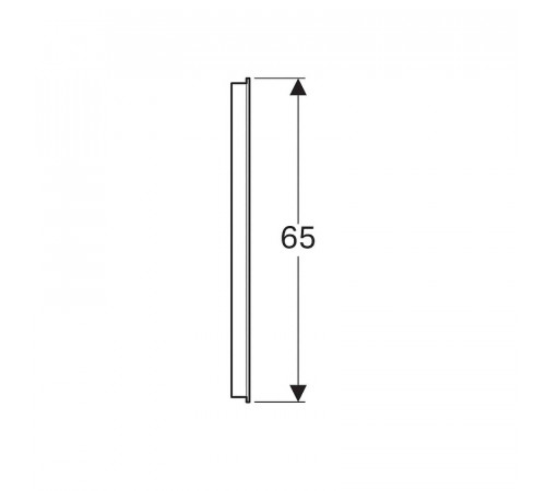 Зеркало Geberit Option 80 500.588.00.1 с подсветкой