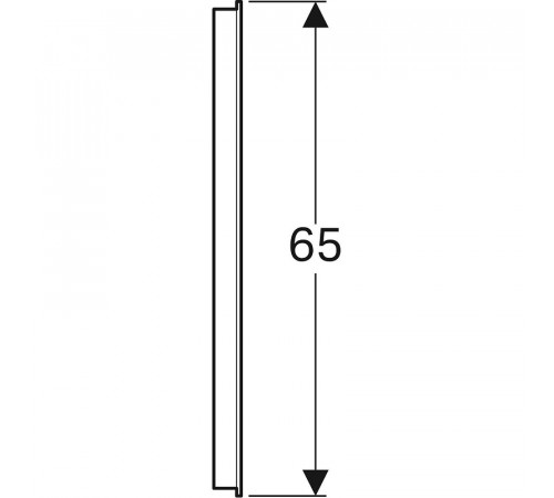 Зеркало Geberit Option 500.589.00.1 с подсветкой с механическим выключателем