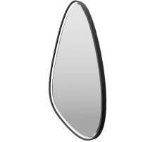 Зеркало Brevita Venus 60 VEN-Var-060-black с подсветкой Черное матовое с сенсорным выключателем