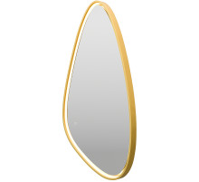 Зеркало Brevita Venus 60 VEN-Var-060-gold с подсветкой Золото матовое с сенсорным выключателем