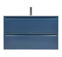 Тумба с раковиной Inda Piccadilly 80BD подвесная Blu Denim