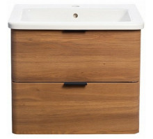 Тумба с раковиной Veedi Wooden 80 14000018 подвесная Орех
