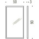 Зеркало Colombo Design Fashion Mirrors 50 В2043 Нержавеющая сталь