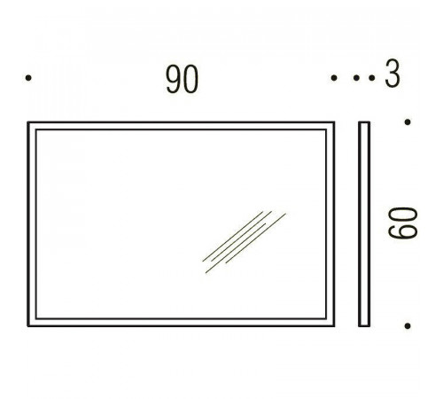 Зеркало Colombo Design Fashion Mirrors 90 В2041 Нержавеющая сталь