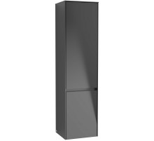Шкаф-пенал Villeroy&Boch Collaro 40 C033L1PD подвесной Black Matt Lacquer