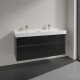 Тумба под раковину Villeroy&Boch Collaro 125 C013L0PD подвесная Black Matt Lacquer