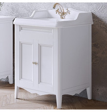 Тумба с раковиной TW Veronica Nuovo 68 VER2068-B+AR824bi*1 Bianco