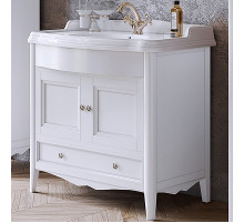 Тумба с раковиной TW Veronica Nuovo 90 VER3090-B+AR864bi*1 Bianco