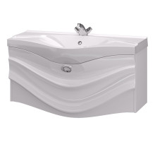 Тумба с раковиной Aima Design Eclipse 110 У40418 подвесная Белая
