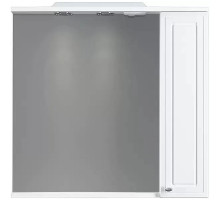 Зеркало со шкафом Dorff Comfort 75 R M97MPR0751WG с подсветкой Белое