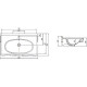 Комплект мебели для ванной ASB-Woodline Модерн 85 Антикварный орех