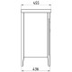 Комплект мебели для ванной ASB-Woodline Монте 80 Бежевый