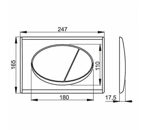 Инсталляция Alcaplast Sadromodul AM101/1120-3:1 RU M71-0001 для унитаза с клавишей смыва Хром глянец