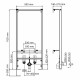 Инсталляция WasserKRAFT Aller 10BDT.020 для биде с крепежом