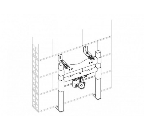 Инсталляция BelBagno BB024-BD для биде с крепежом