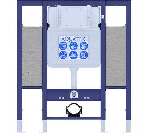 Инсталляция Aquatek INS-0000015 для унитаза без клавиши смыва