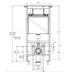 Инсталляция Azario AZ-8010-1000 для унитаза без клавиши смыва