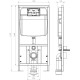 Инсталляция SantiLine SL-04 с Черной матовой клавишей смыва