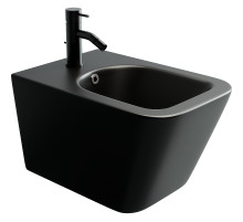 Биде Ceramicanova Metric CN3008MB подвесное Черное матовое